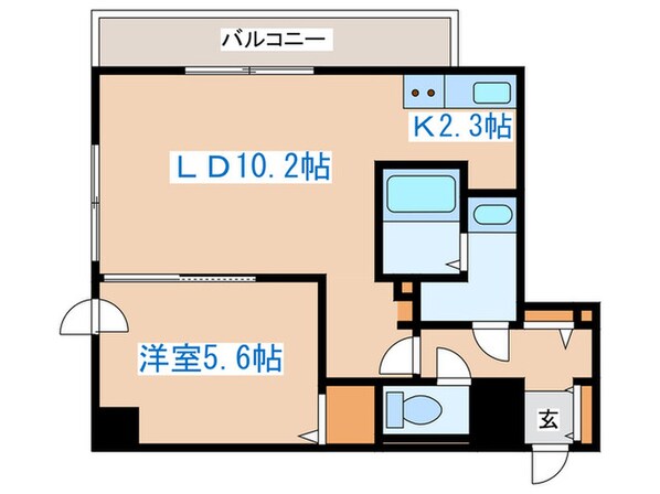 グレイスコートＫＯＴＯＮＩの物件間取画像